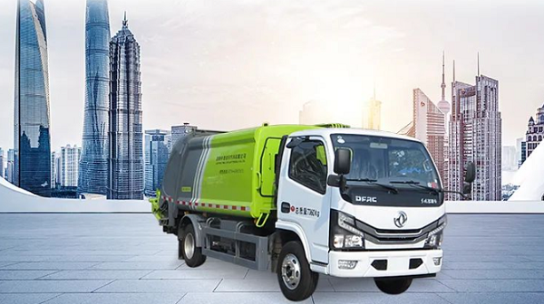 凌宇壓縮式垃圾車-固廢生活垃圾污物克星！