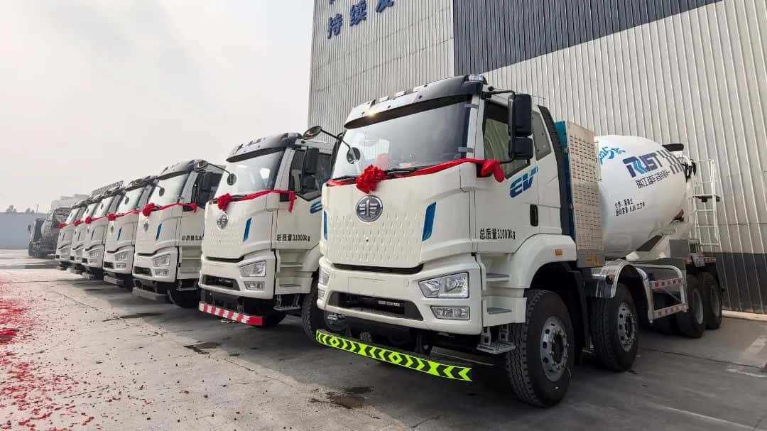 復(fù)購(gòu)見證實(shí)力！中集車輛新能源攪拌車再赴中原熱土
